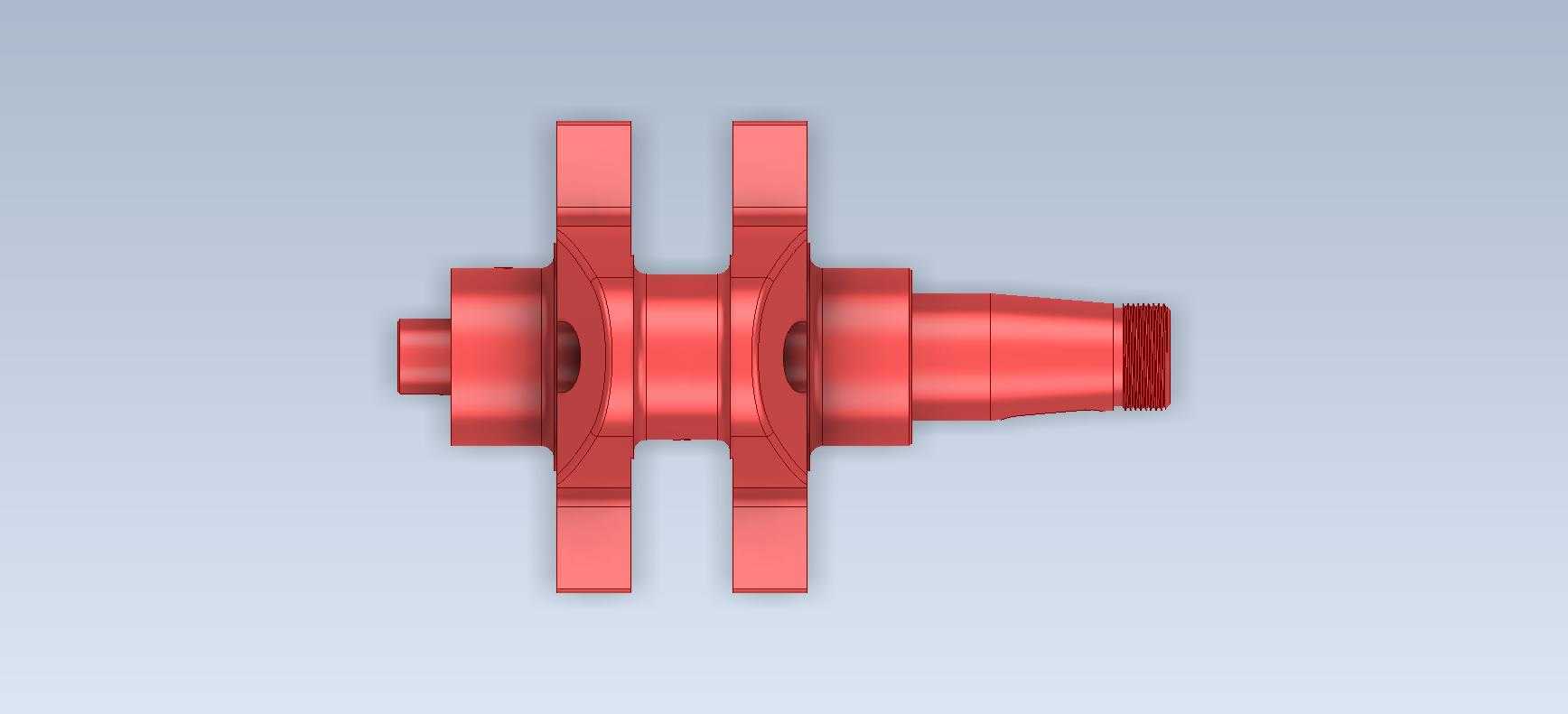 3D CAD 基本练习/单曲轴/Cigue?al/Autodesk Inventor Pro