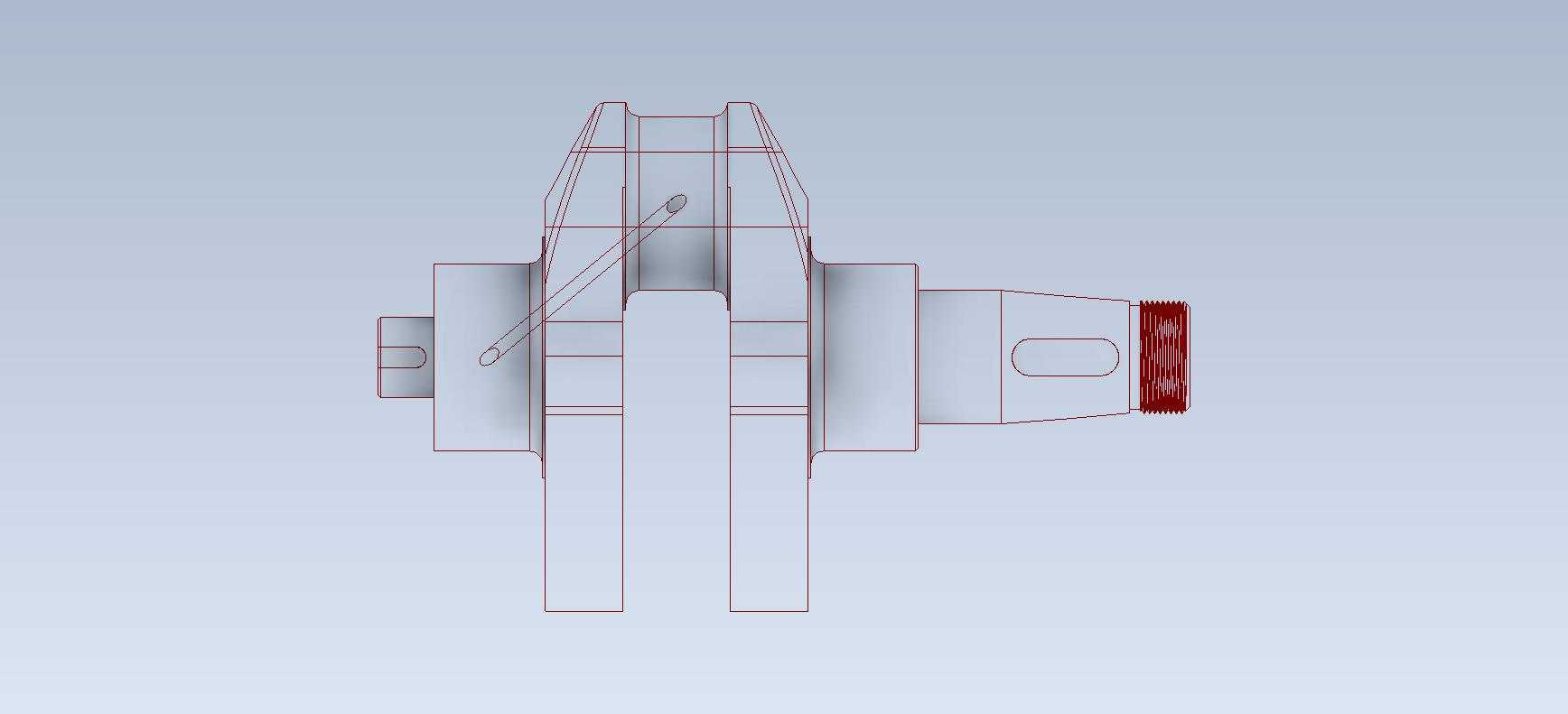 3D CAD 基本练习/单曲轴/Cigue?al/Autodesk Inventor Pro