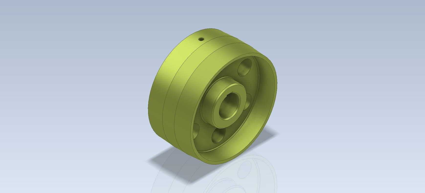 3D CAD ������ϰ/ƽ����/Polea Plana/Autodesk Inventor Pro