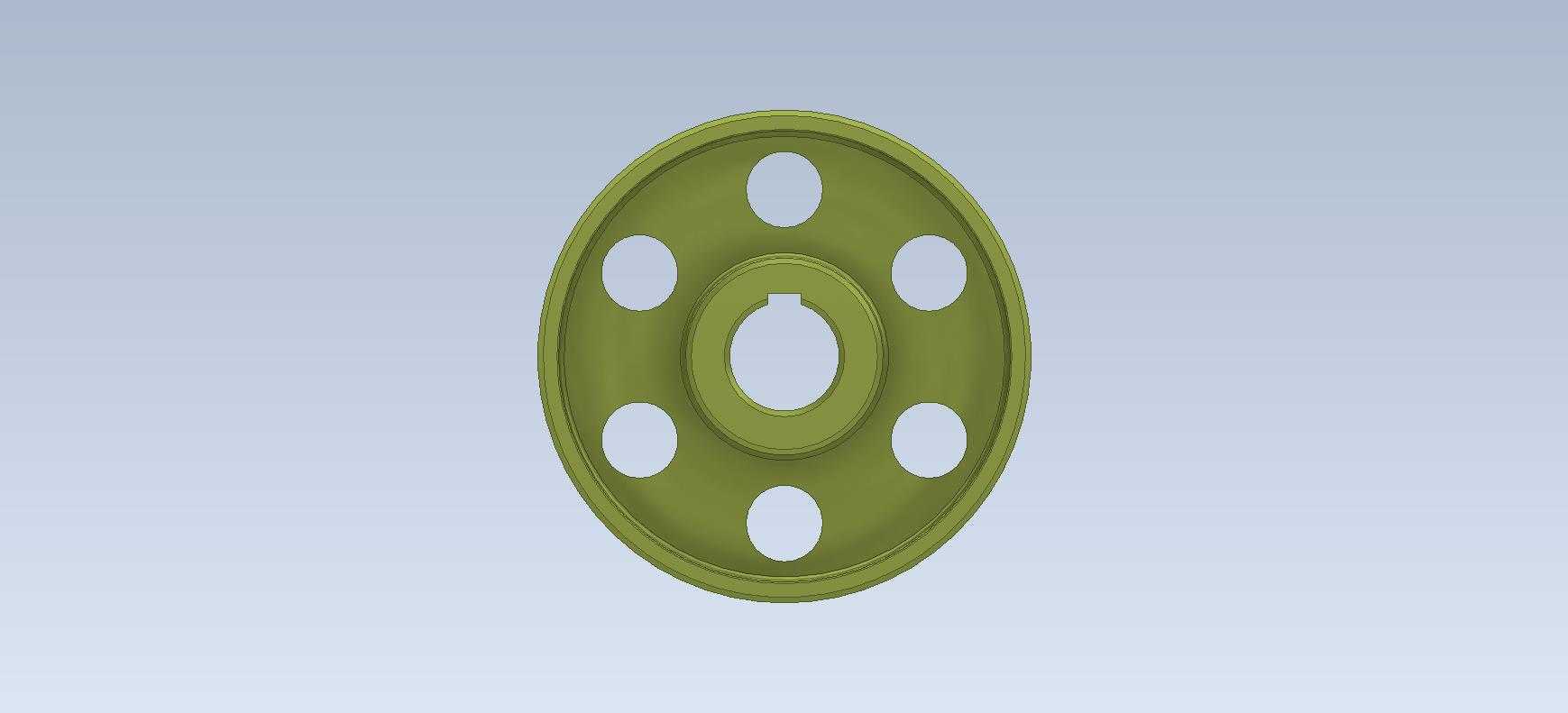 3D CAD ������ϰ/ƽ����/Polea Plana/Autodesk Inventor Pro