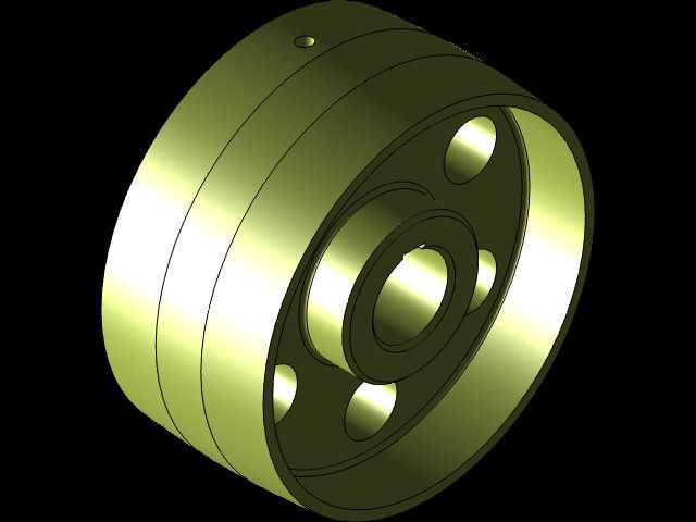 3D CAD ������ϰ/ƽ����/Polea Plana/Autodesk Inventor Pro