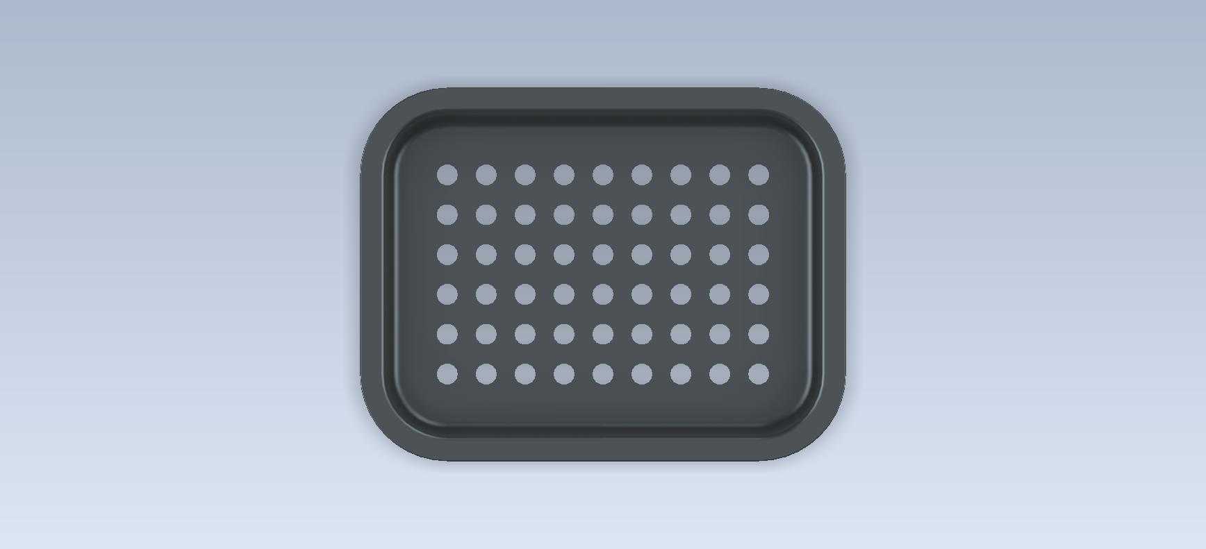 Studycadcam 3D CAD 练习 1160/Tray/Charola/Autodesk Inventor Pro