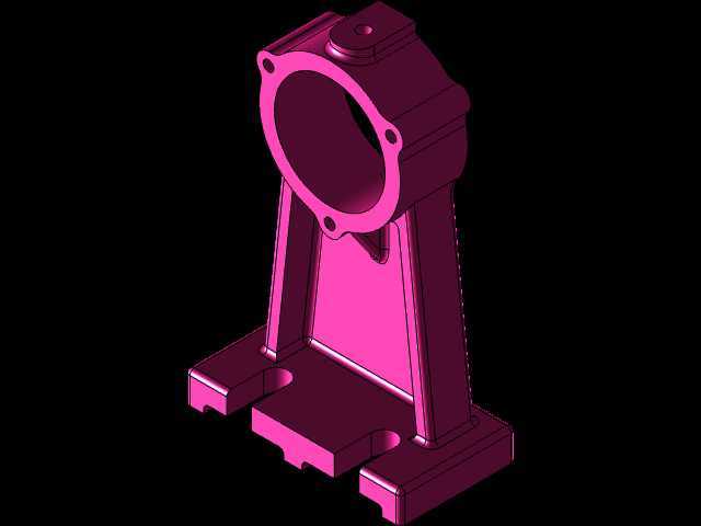 3D CAD 基本练习/Bracket/Soporte/Autodesk Inventor Pro