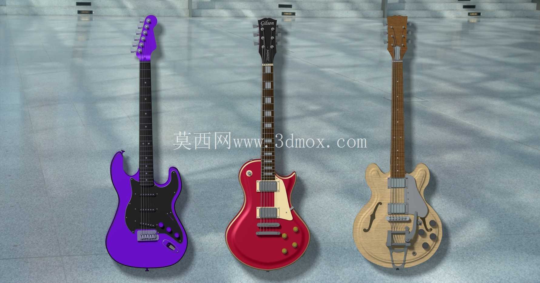 Les Paul + Stratocaster + Gibson 356 吉他