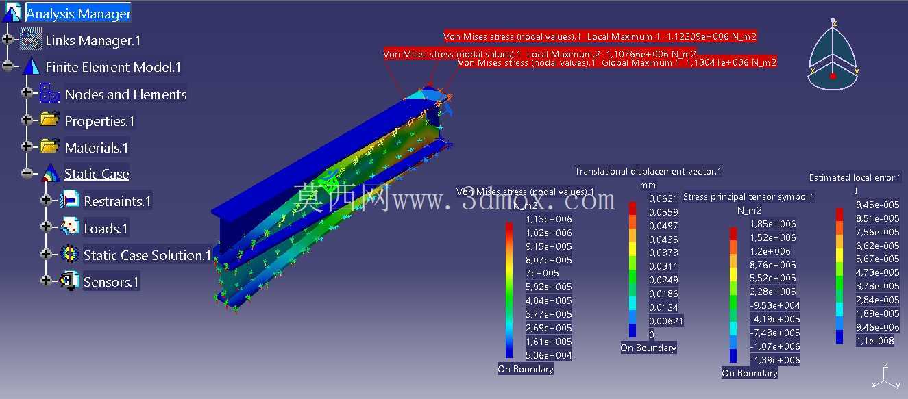 2A D3 TM_Anandani Dias Prayogi_�ڿ����۷��� Sasis Beam dari bahan Baja��Emas dan Alumunium Menggunakan CATIA V5R21