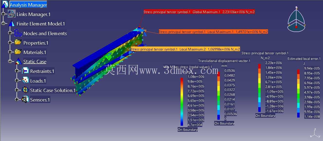 2A D3 TM_Anandani Dias Prayogi_�ڿ����۷��� Sasis Beam dari bahan Baja��Emas dan Alumunium Menggunakan CATIA V5R21