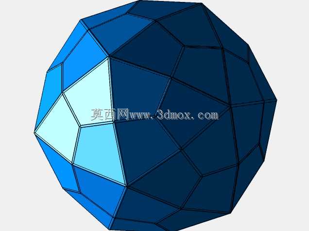 带玻璃面板的三角六面体管架形状