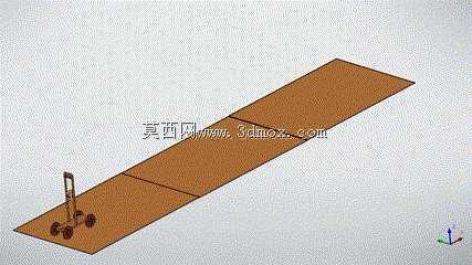 用于演示势能转化为动能的推车