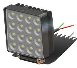 Лед фара 48Вт AutoSide AS-48/SQ/F-3E(LED 泛光灯)