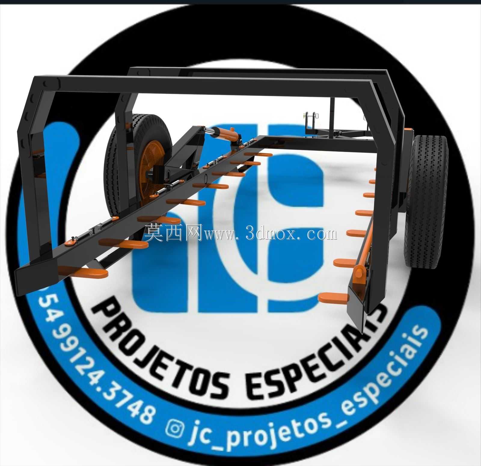Carreta Hidr��ulica de Bins
