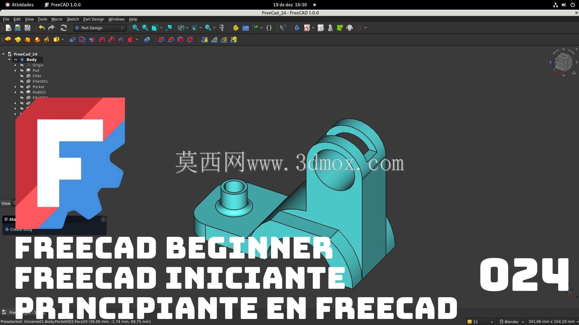 ��ϰ FreeCAD 024