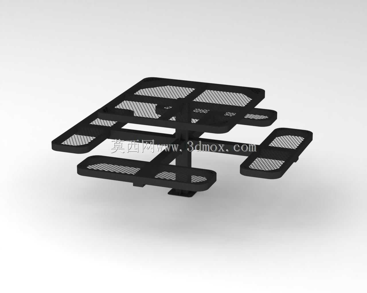 Mesa para jard��n modelo rombo��