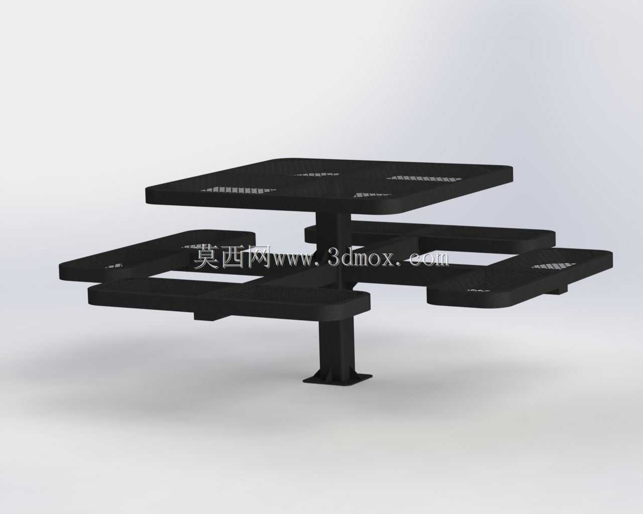 Mesa para jard��n modelo rombo��