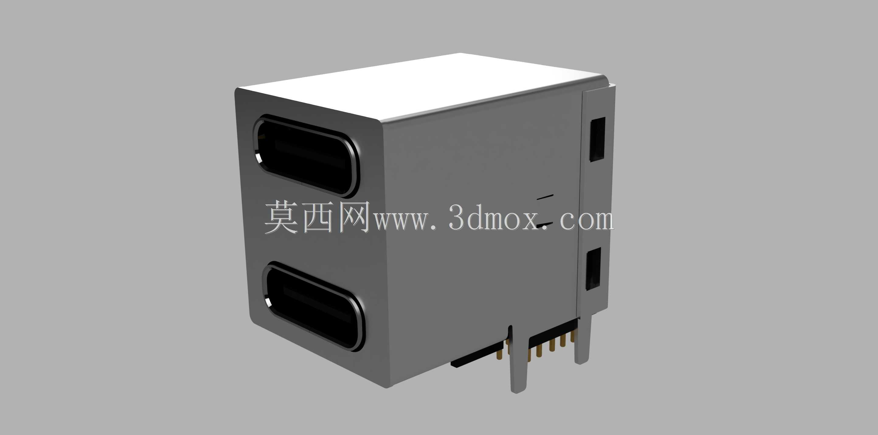 堆叠式 USB-C 连接器