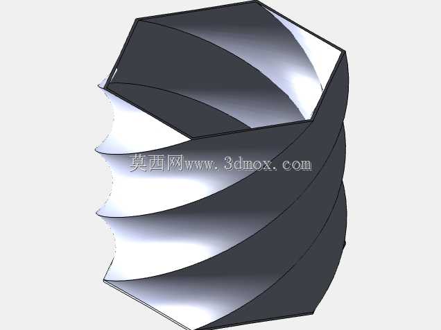 3D打印六角形螺旋花瓶