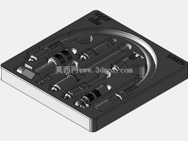 LNL210 快速连接润滑配件套件 3DP 托盘组件