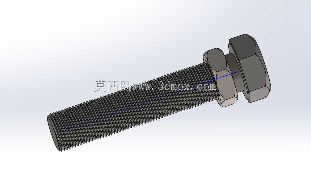 螺母和螺栓 M20x1.5x100