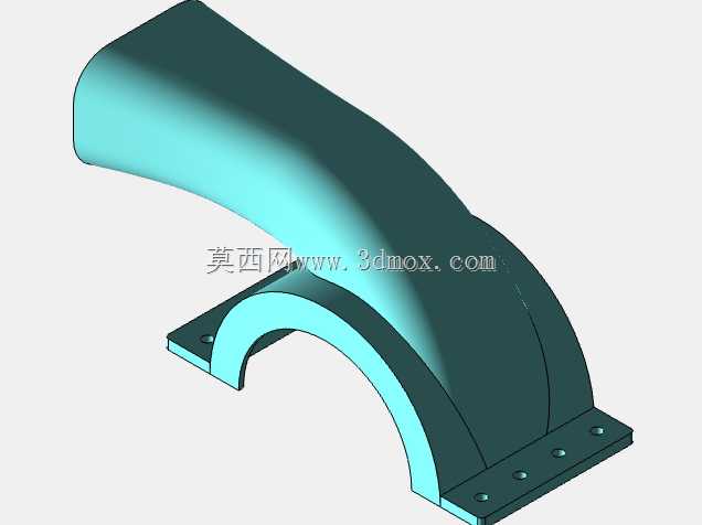 Solidworks 教程零件模型,离心鼓风机上部外壳,拉伸,拉伸切割,放样底座,带完整视频