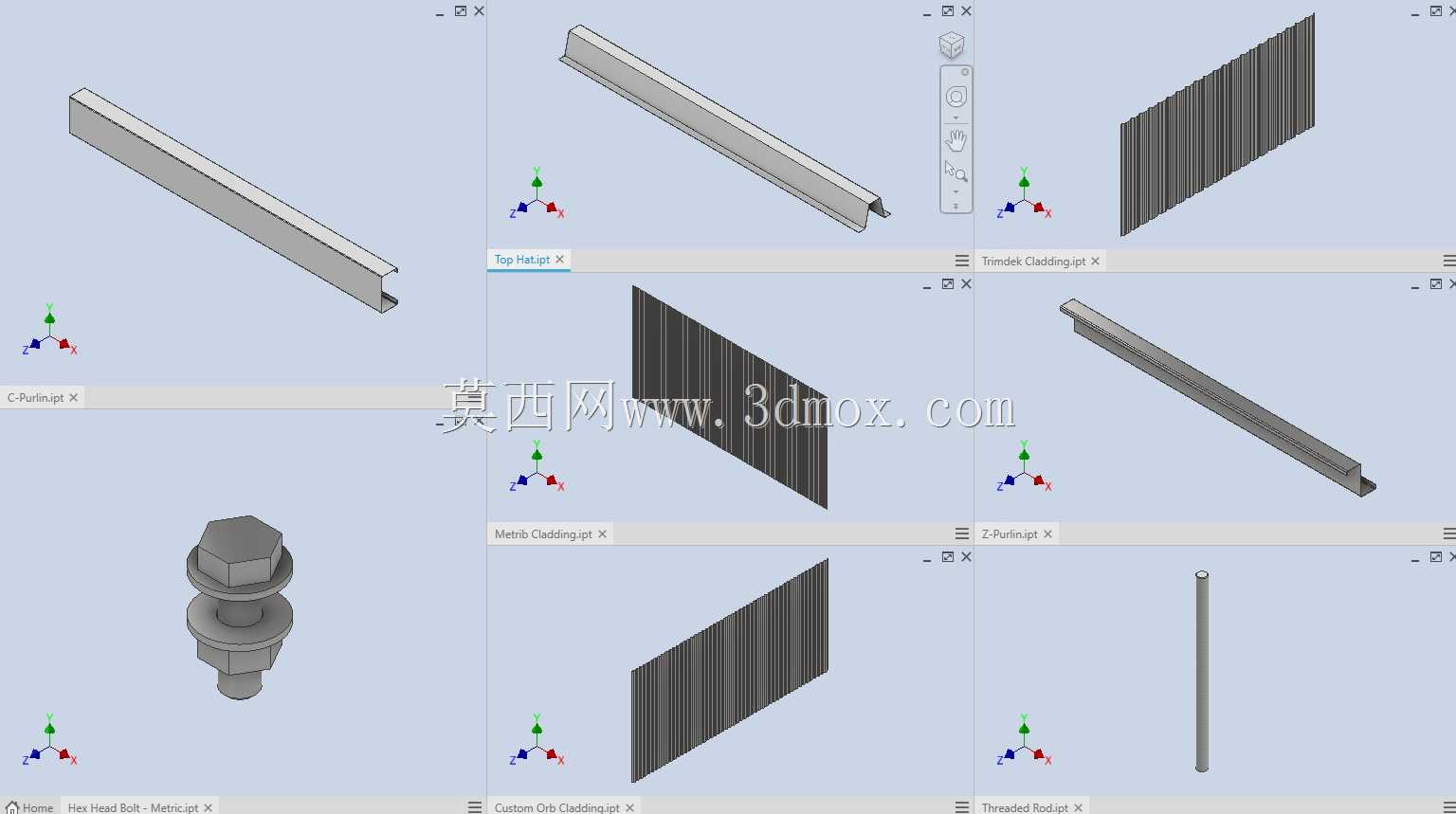 各种覆层模型可变(仅限 Inventor 2023)