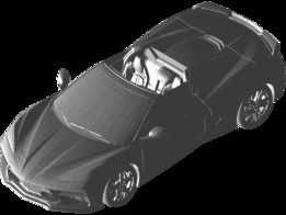 ��ͬ�ߴ��Corvette C8
