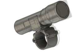LedLenser T7手电筒的自行车把手支架