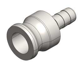 ENGATE CAMLOCK������TP ESPIGAO P MANGUEIRA?1-2pol-INOX