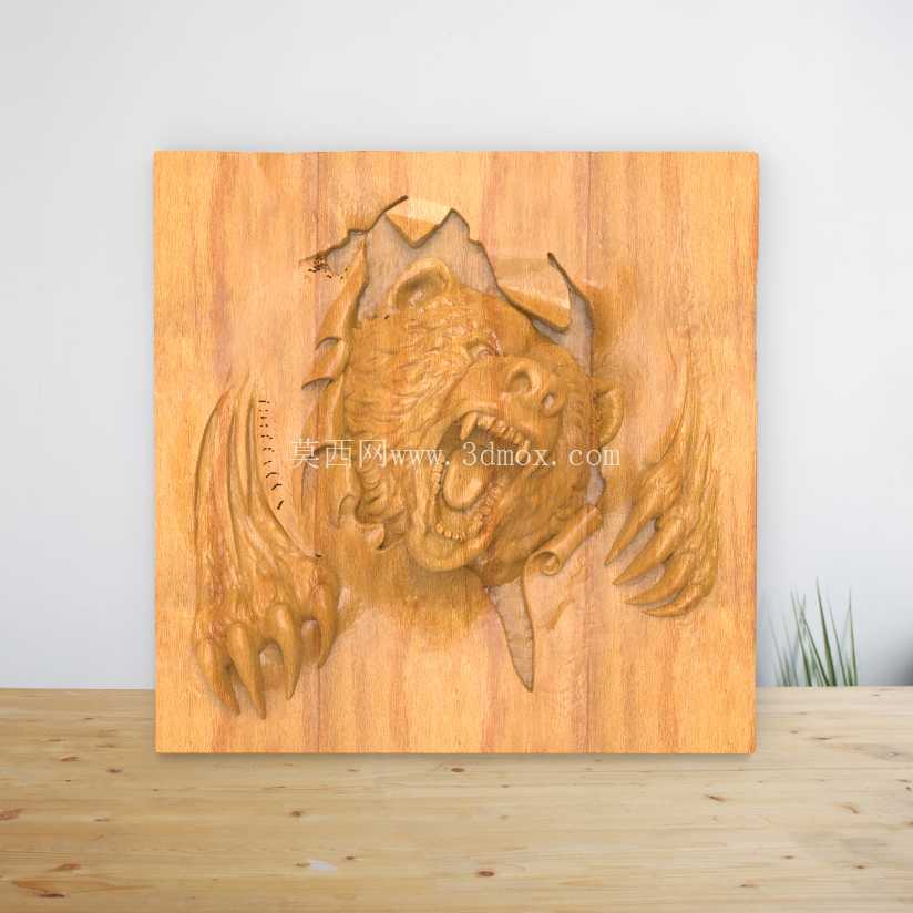 ����cnc·����3d��ӡ����Bear Stl�ļ�