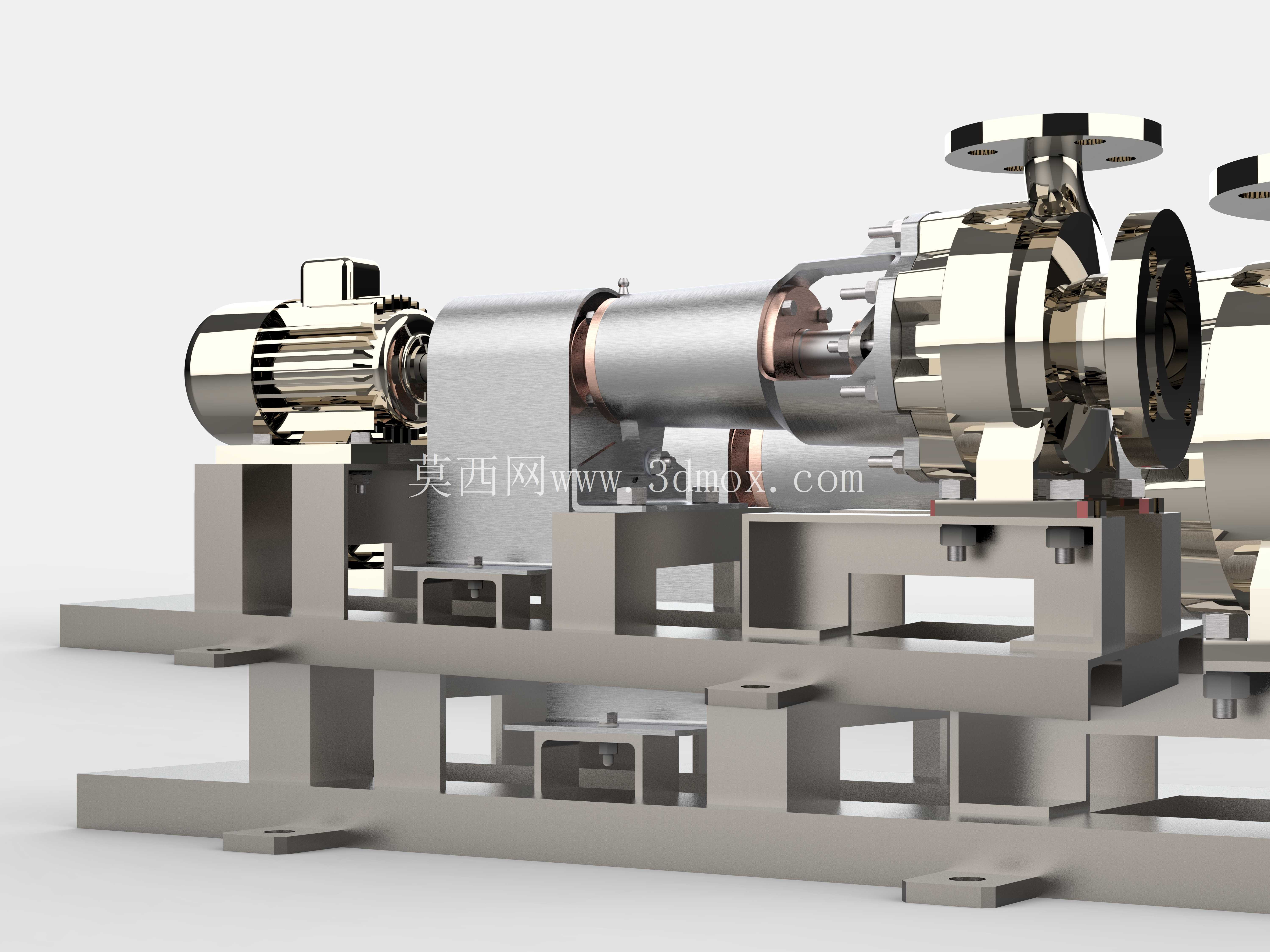 SolidWorks离心泵
