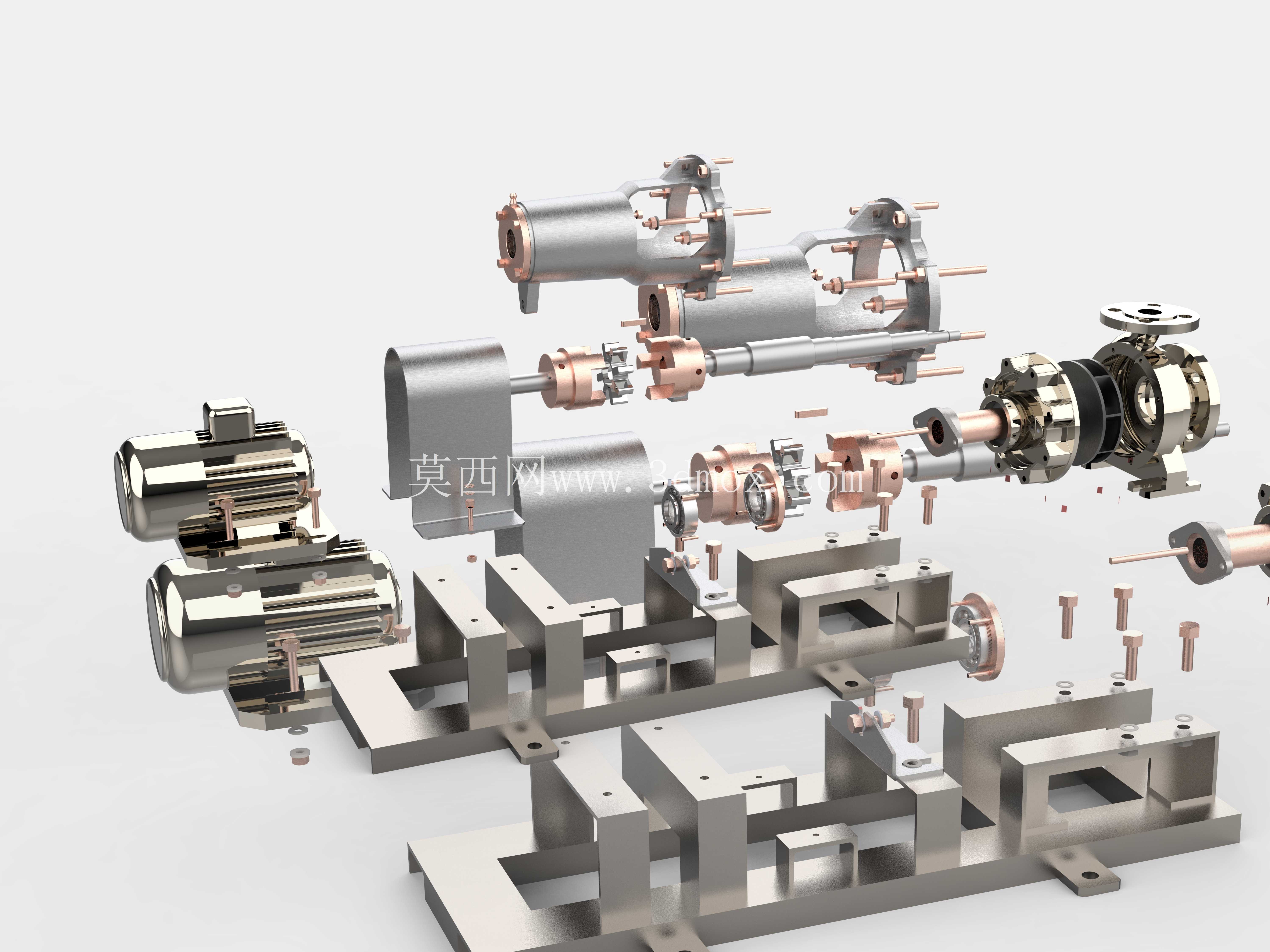 SolidWorks离心泵