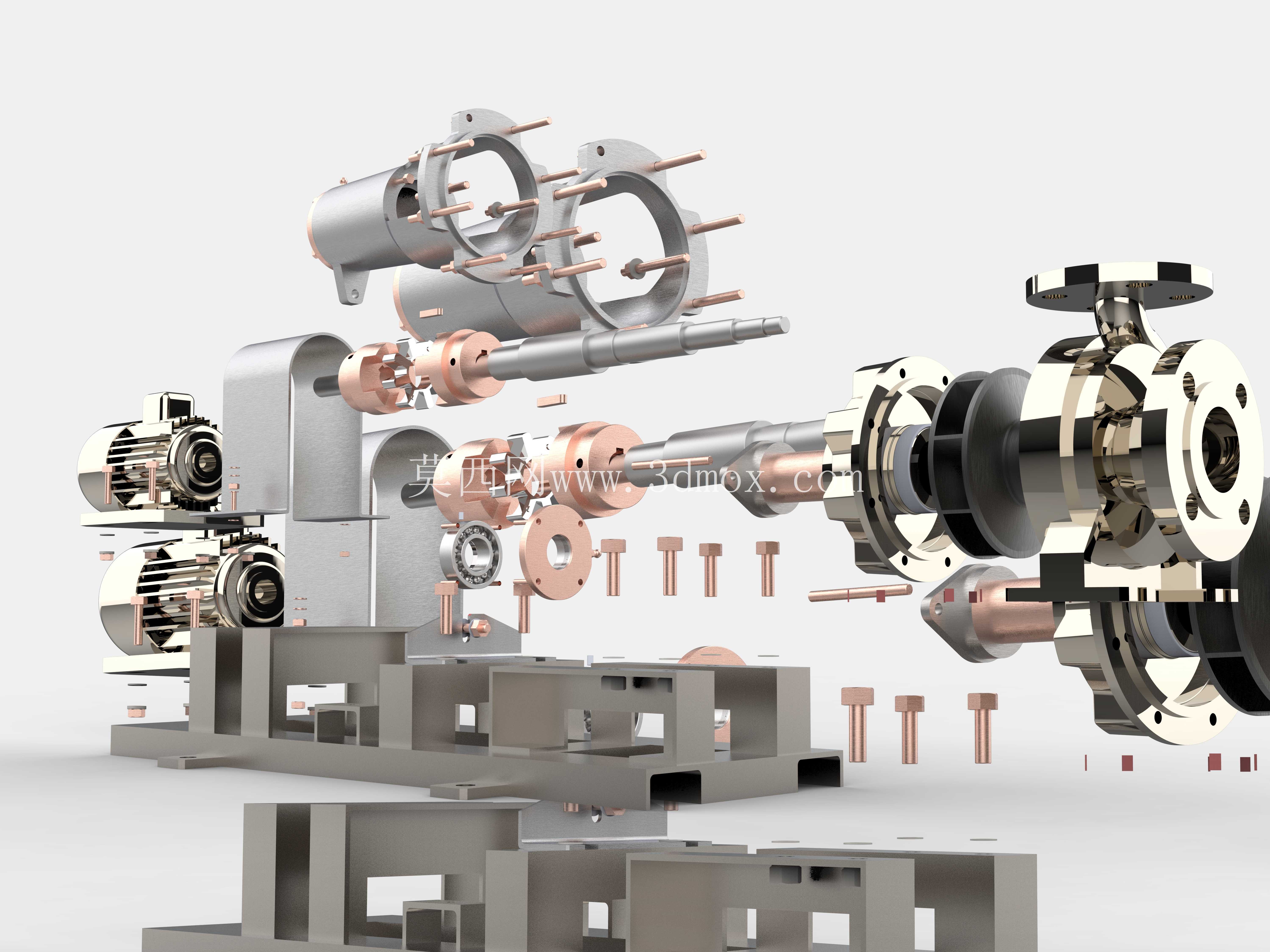 SolidWorks离心泵