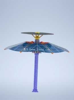 太阳能树、太阳能街道屋顶、路边太阳能伞