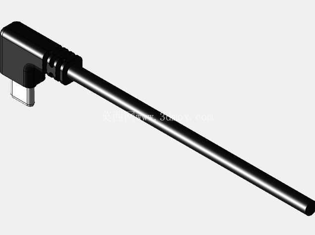 直角USB C转4针裸线