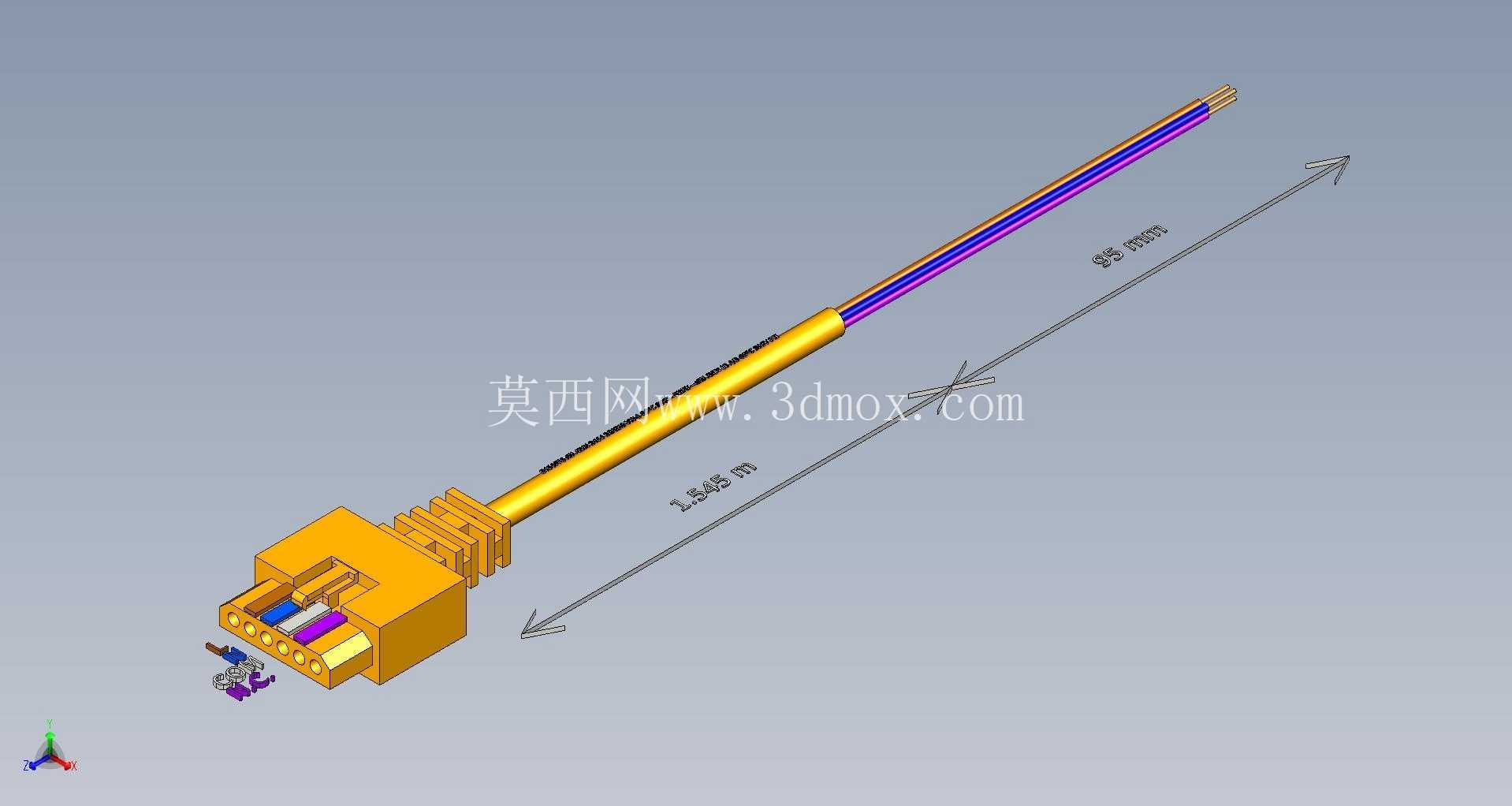 Aspen Pumps迷你橙色连接器