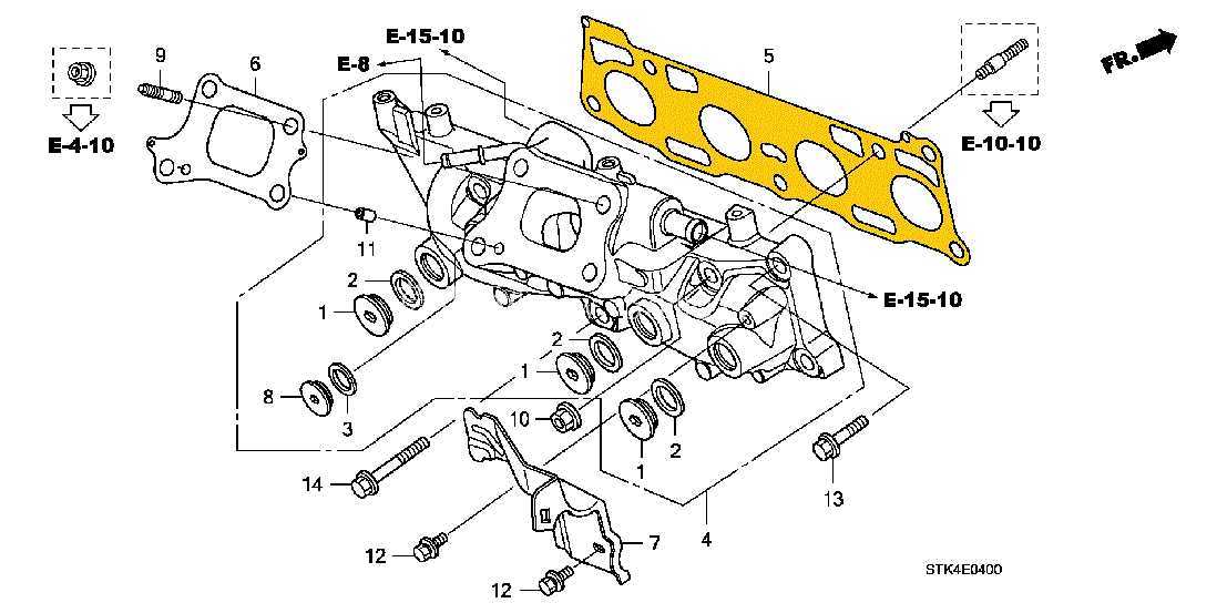Acura 18115-RWC-A01排气歧管垫片