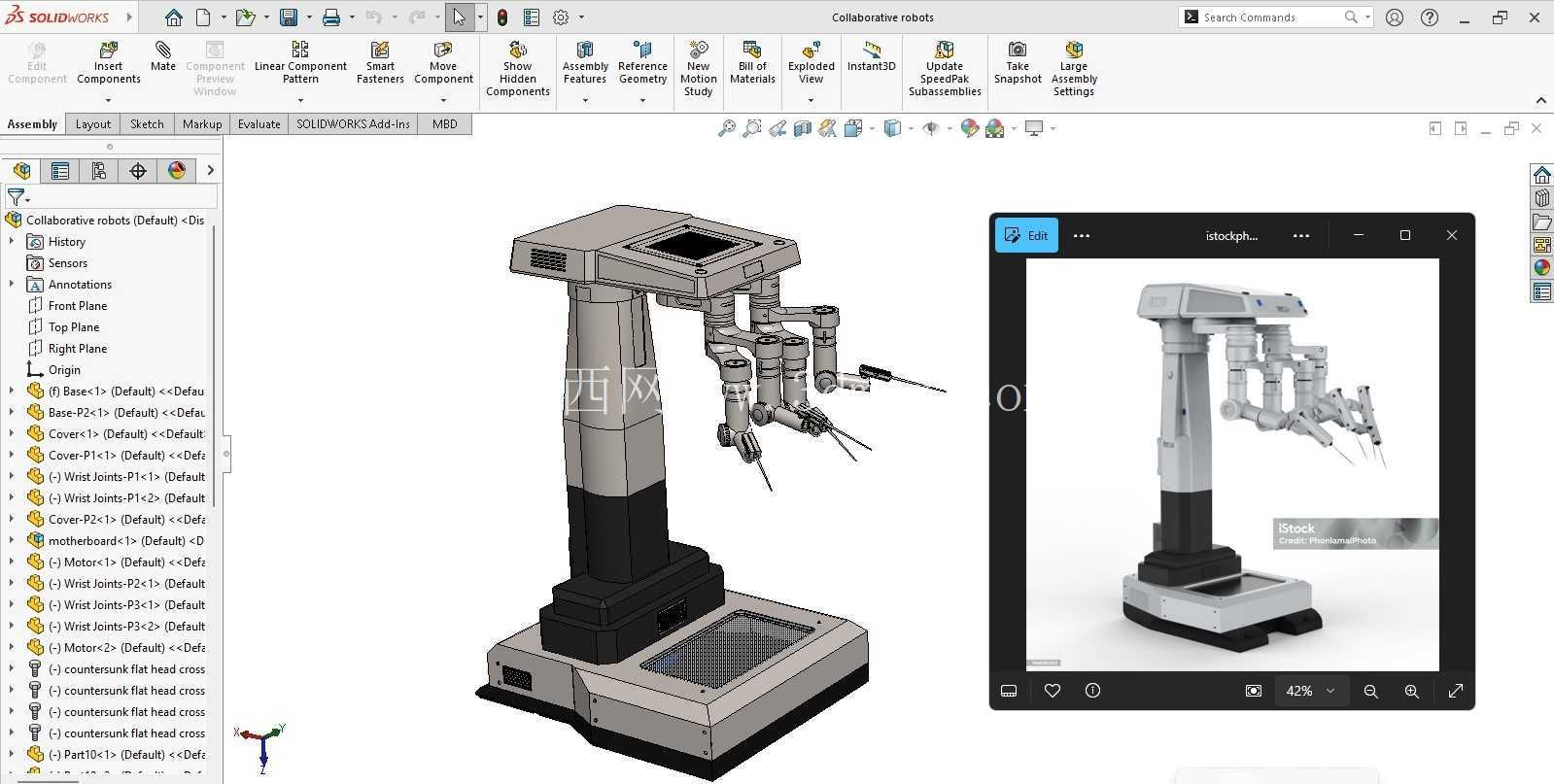 Эͬ����������SolidWorks��ά�����װ��