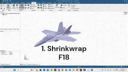 F18喷气式飞机的CFD模拟,入口速度=131 m/s,CFD Cd=0.03,NASA Cd=0.04,误差=25%