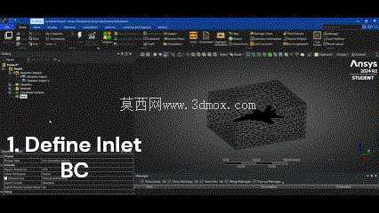 F18喷气式飞机的CFD模拟,入口速度=131 m/s,CFD Cd=0.03,NASA Cd=0.04,误差=25%