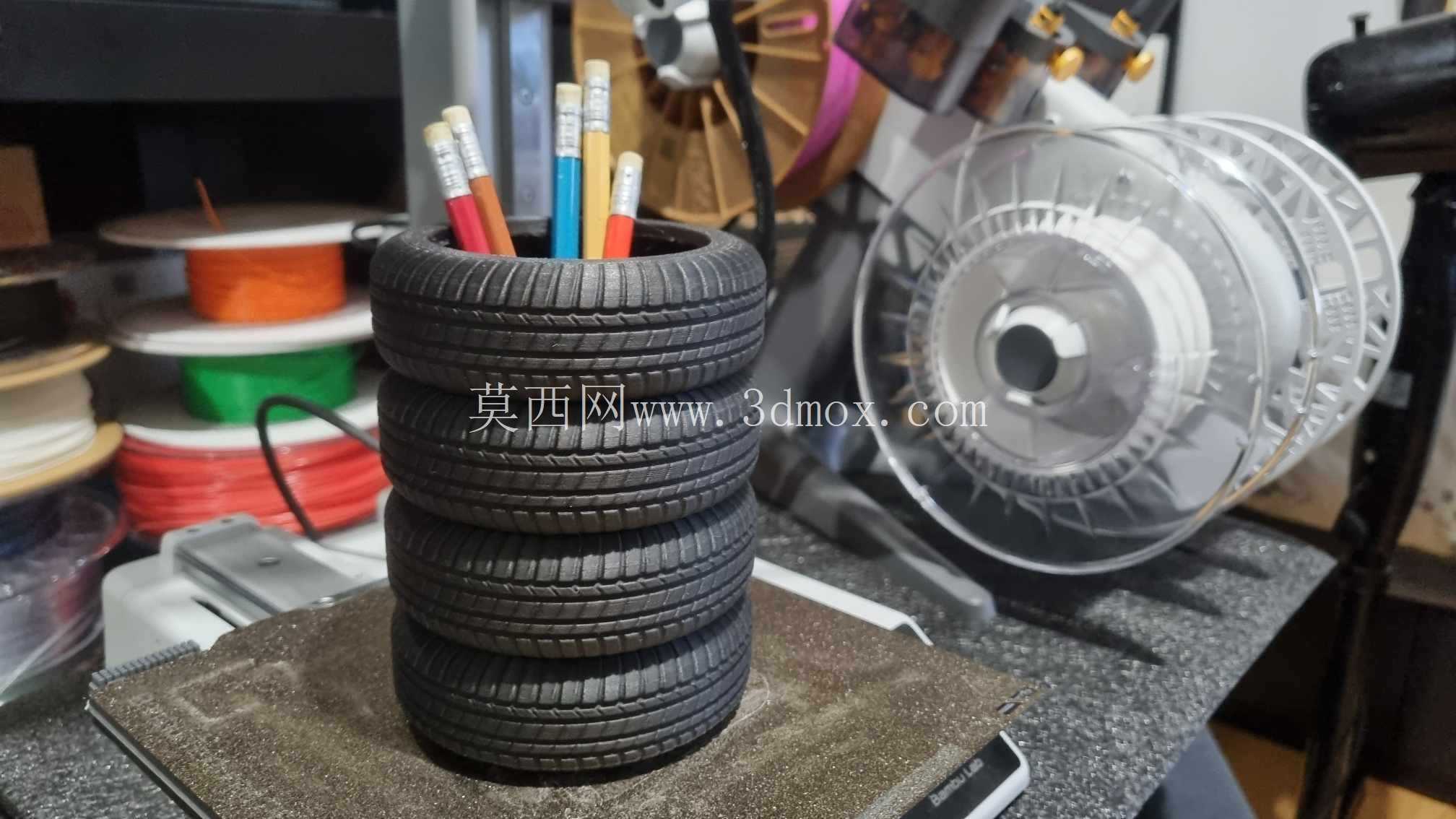 轮胎笔架-普利司通笔架盒