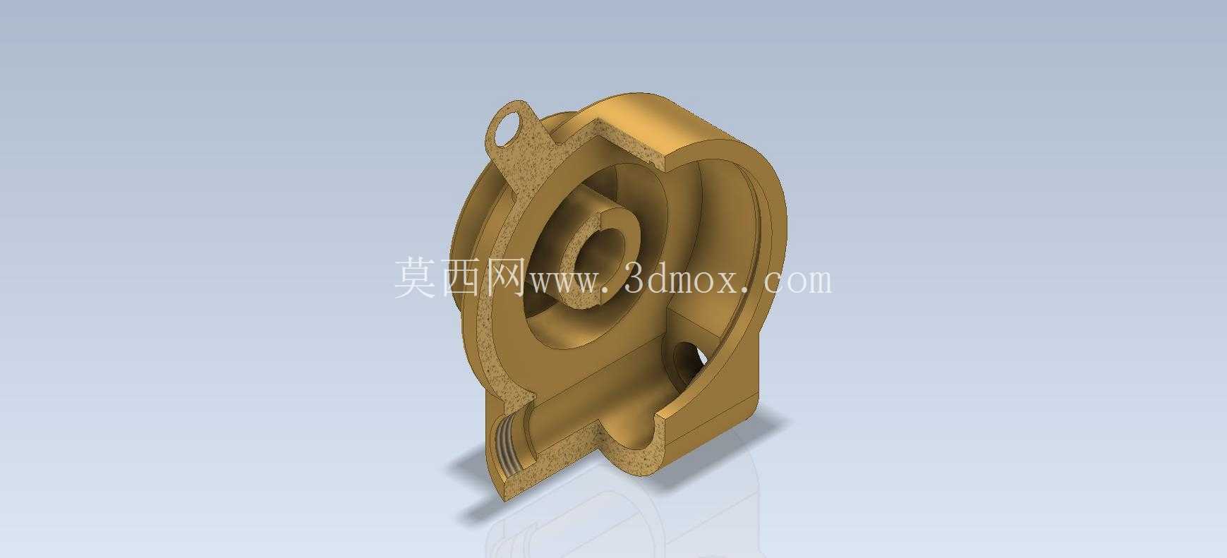 3D CAD基础练习/蜗轮蜗杆箱/机械工程师协会/Autodesk Inventor Pro