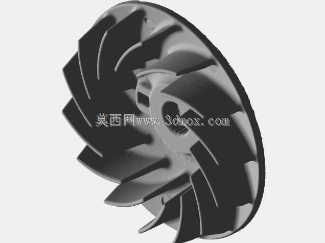 叶轮-由Revopoint MetroX进行3D扫描