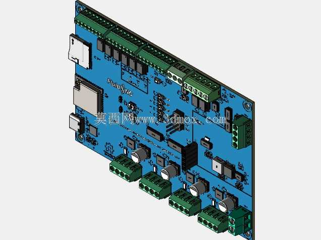 配备ESP32和TMC2209的4x数控控制器