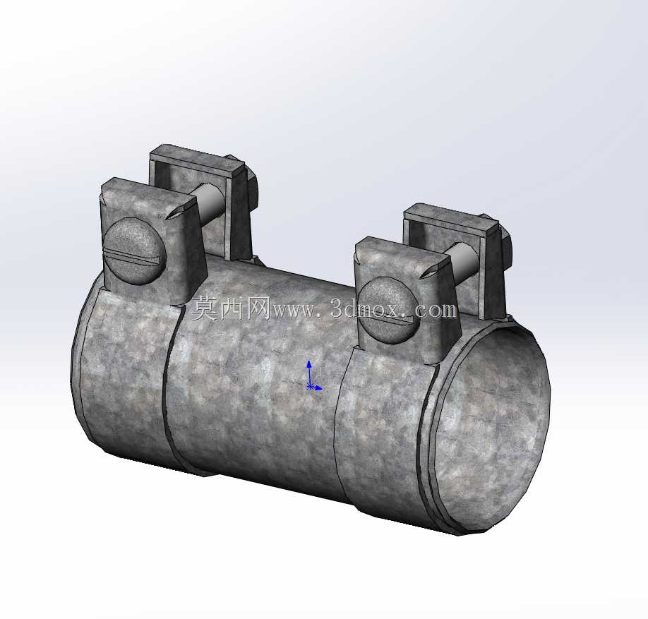 265119 FORTLUFT_Хомуттрубчатый56_60.5х125мм消声器夹管
