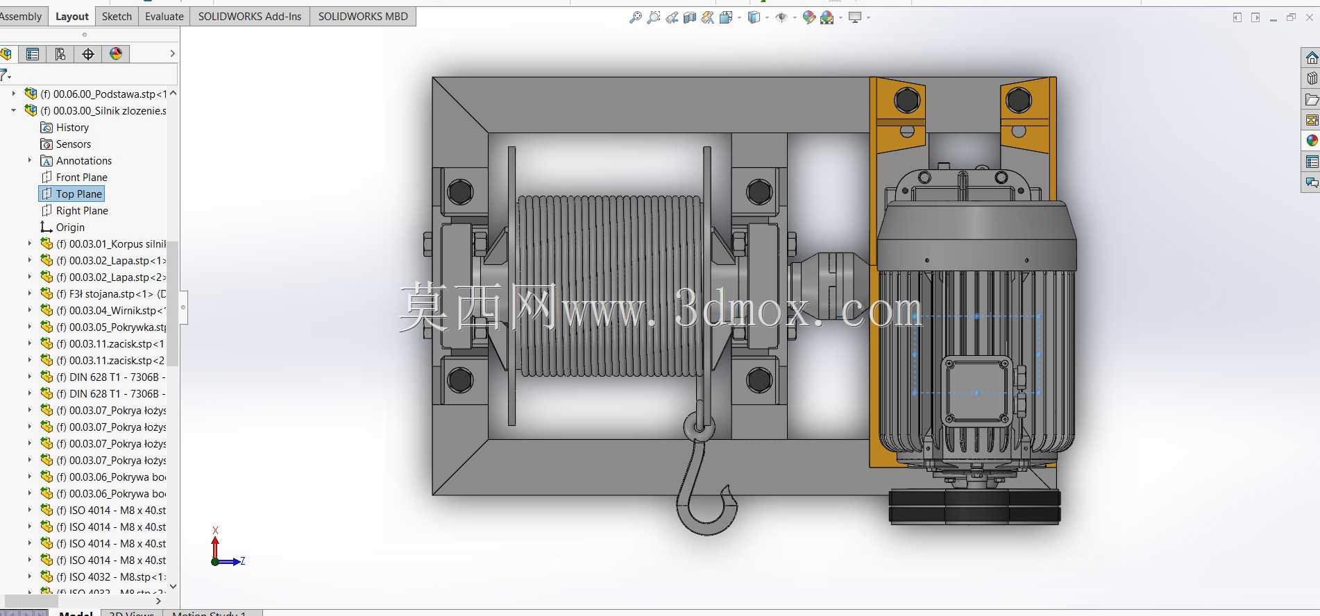 �ʳ�����װ����άģ��Drwaing Solidworks