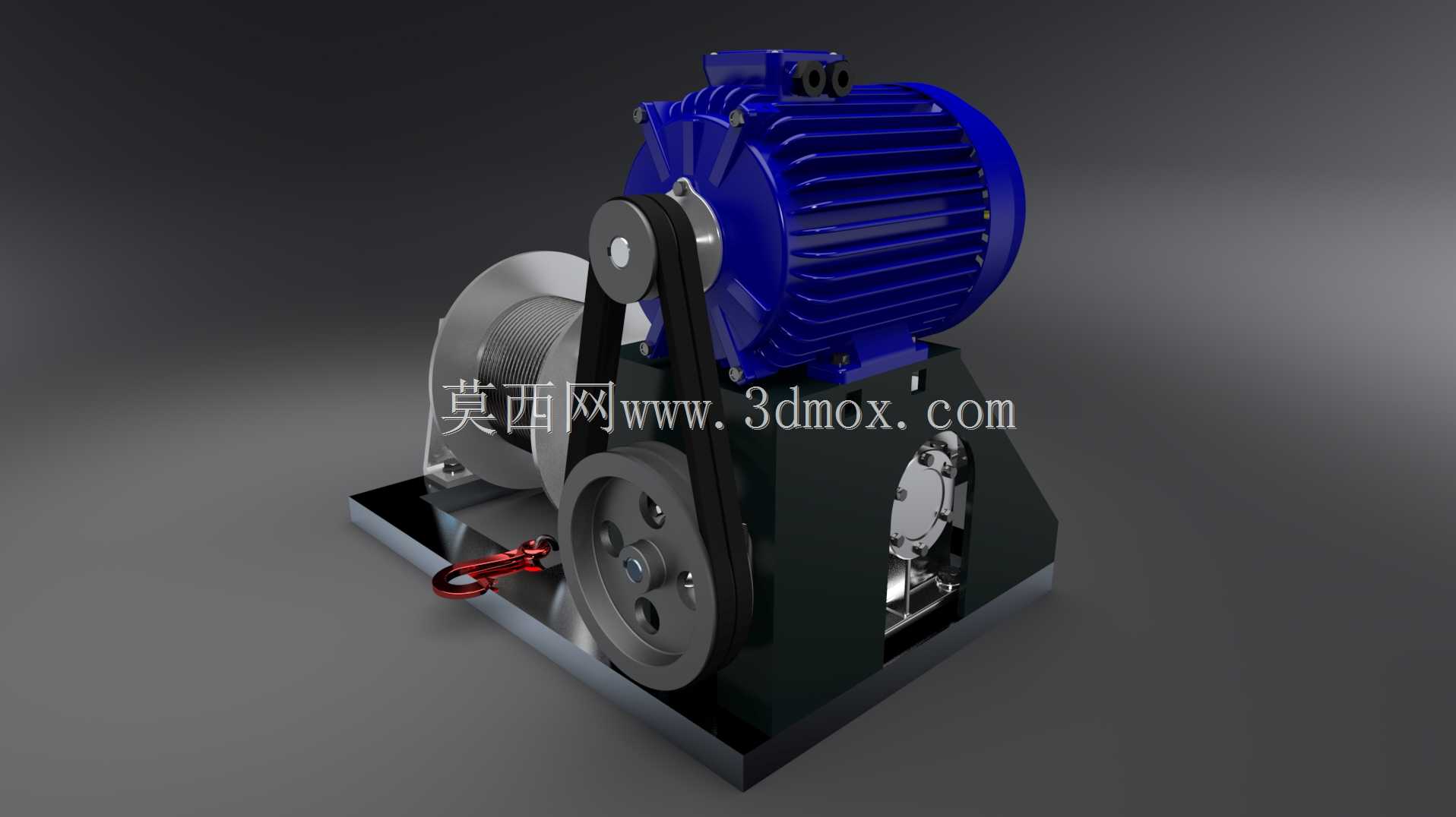 绞车起重装置三维模型Drwaing Solidworks