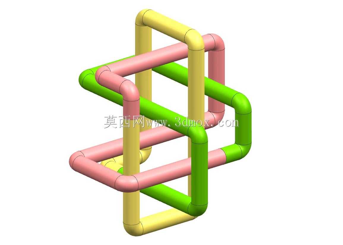 中国纽扣结几何模型