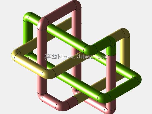 中国纽扣结几何模型