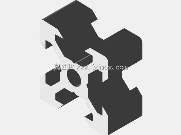 三向端角支架