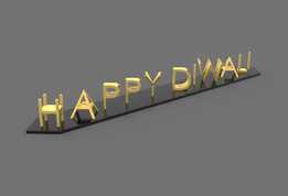 ��solidworks�д���3D�þ�HAPPY DIWALI���-MD RASHID