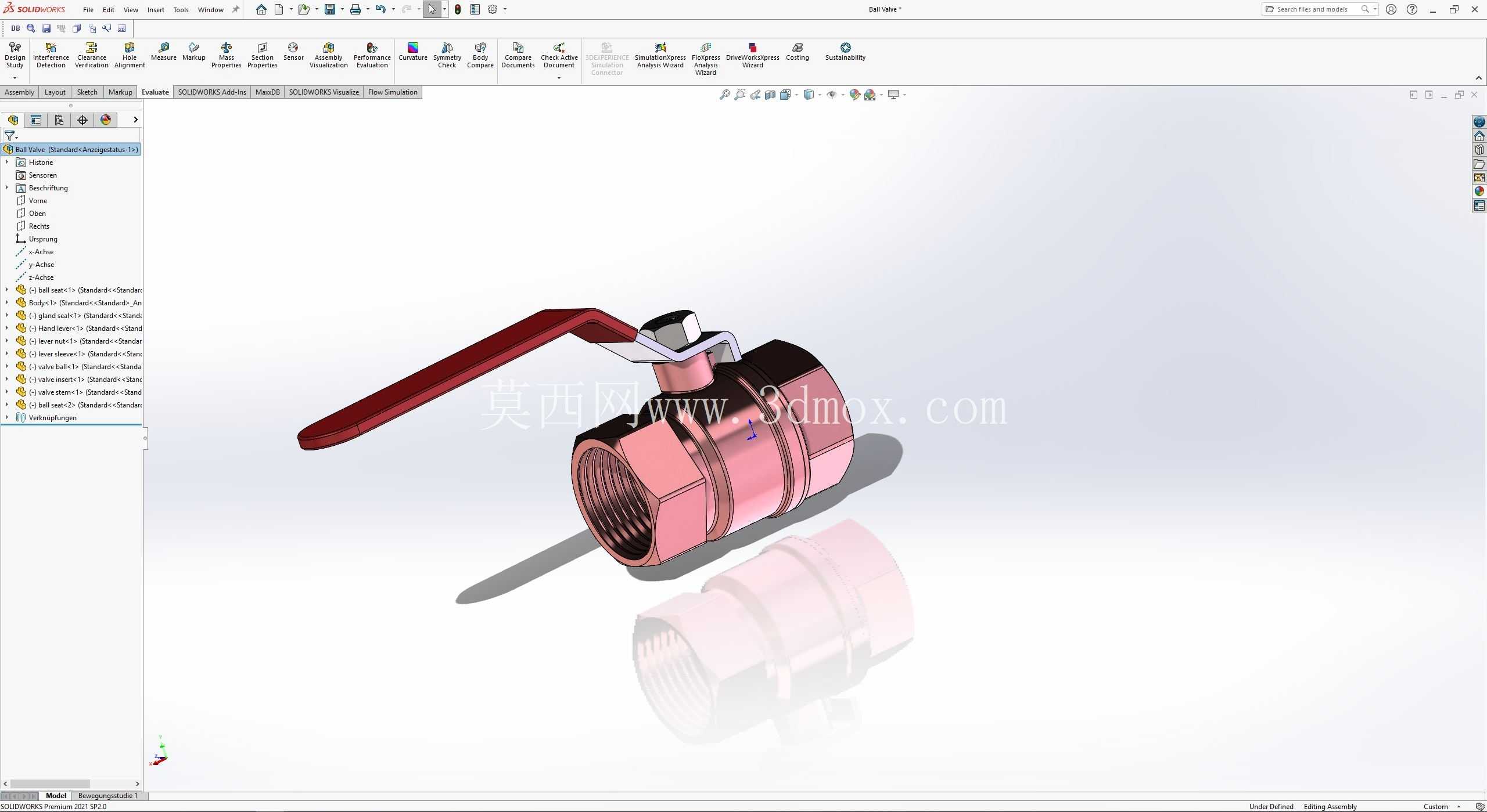�߾���25.4mm��SolidWorksģ��