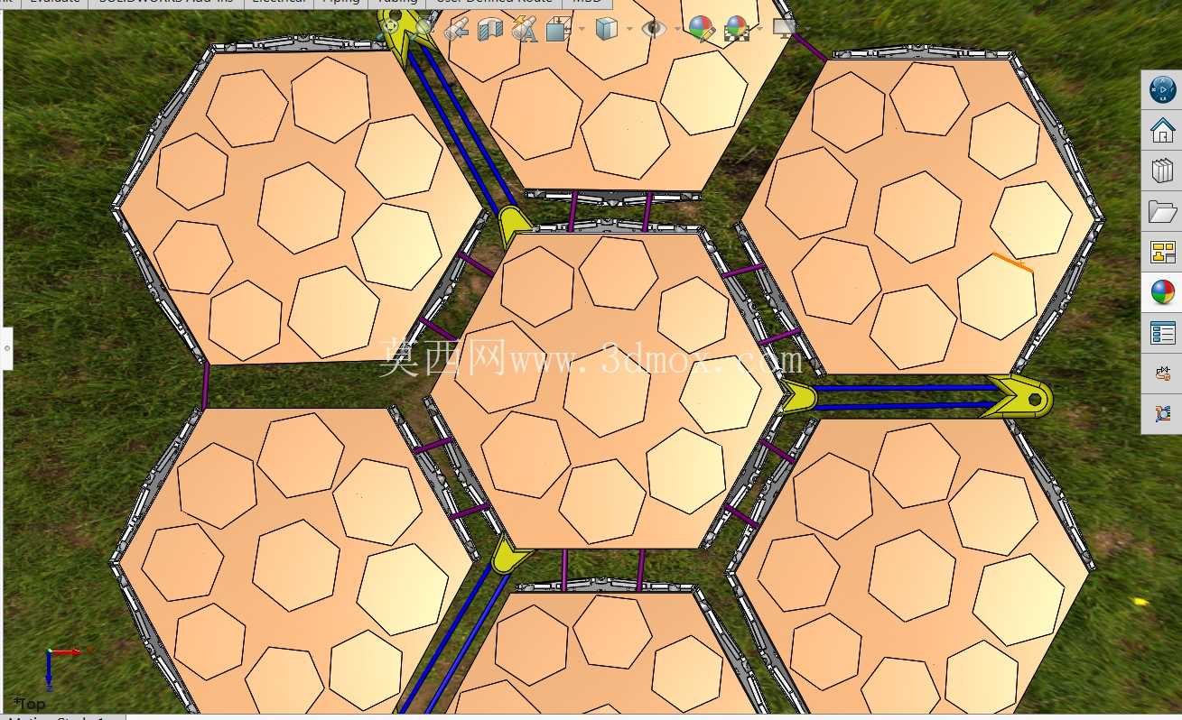 用于空间应用的HexaFlex模块化面板系统